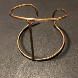 Gold cuff bracelet